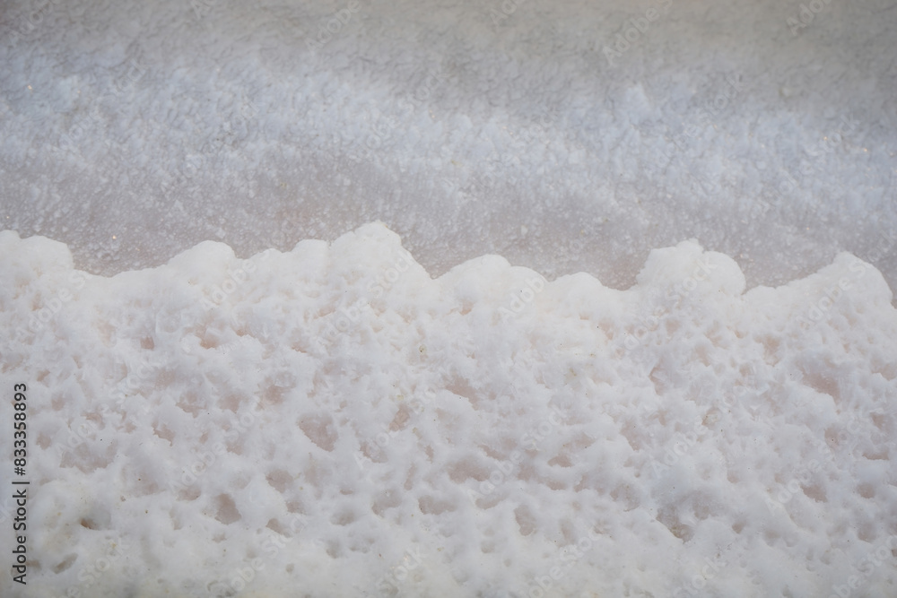 Crystallization of salt in salt fields Crystallization of salt in salt fields