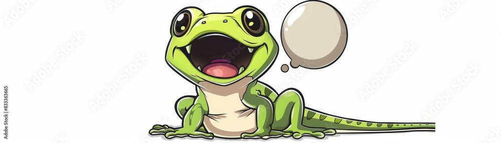 Whimsical gecko exudes joy with a gentle demeanor, sporting a bouquet, reminiscent of a storybook character Whimsical gecko exudes joy with a gentle demeanor, sporting a bouquet, reminiscent of a storybook character