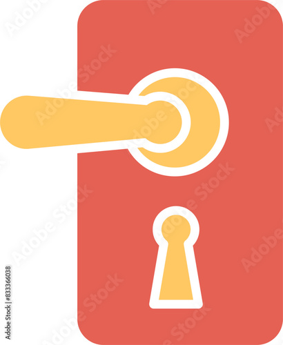 Door Lock Vector Icon