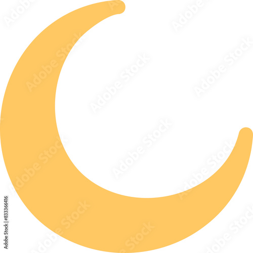 New Moon Vector Icon