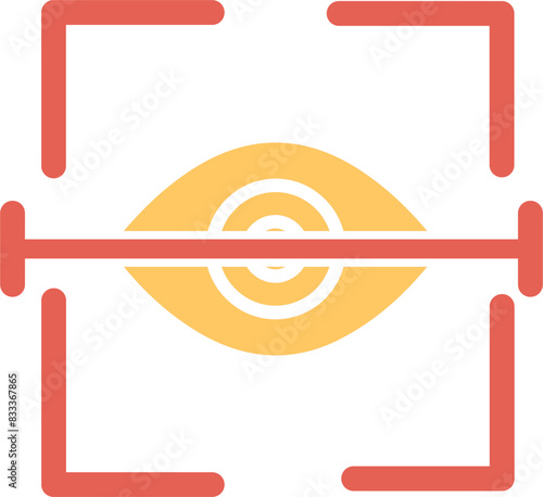 Eye Scan Vector Icon
