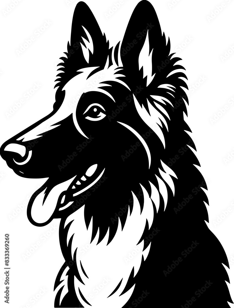 Naklejka premium Belgian Shepherd8
