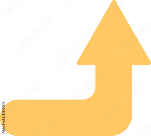 Turn Up Vector Icon