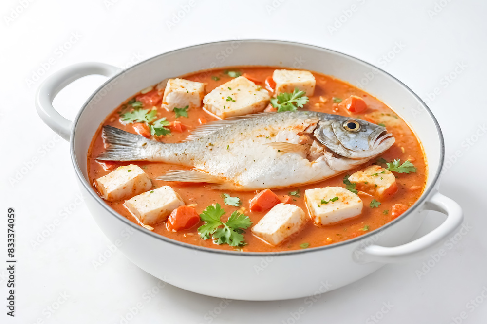 Fish Stew with Tomato Sauce and Tofu Fish Stew with Tomato Sauce and Tofu