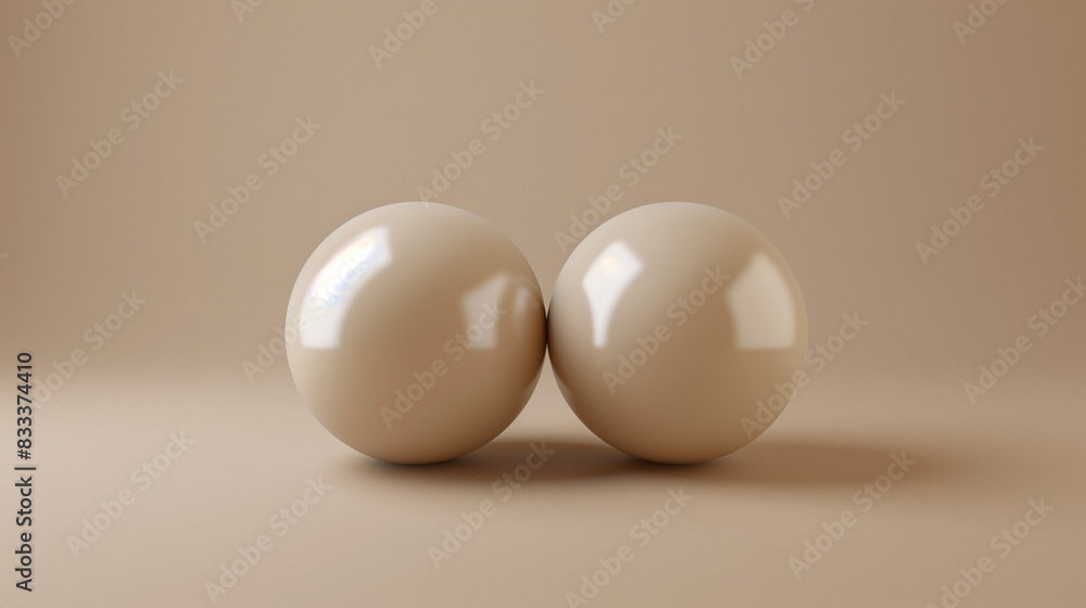 3d rendered skin colour spheres 3d rendered skin colour spheres