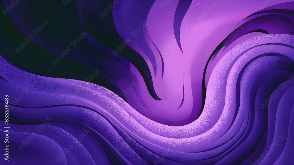A mesmerizing purple backdrop filled with a variety of unique elements and shapes