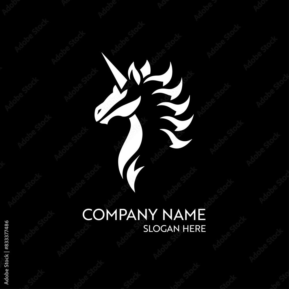 Horse logo, unicorn Horse logo, unicorn