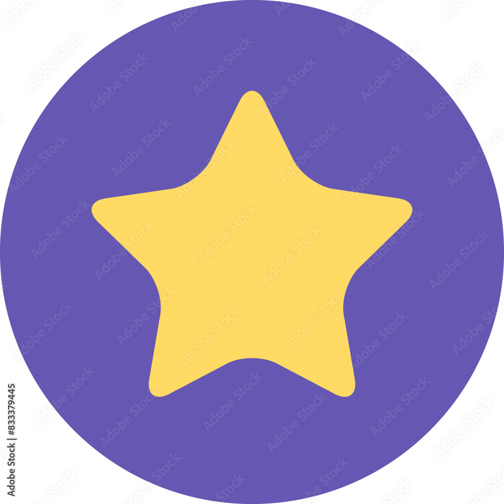 Star rating sticker. Symbol of quality assessment and recognition, shopping process flat element for modern and retro design. Simple color vector pictogram isolated on white background Star rating sticker. Symbol of quality assessment and recognition, shopping process flat element for modern and retro design. Simple color vector pictogram isolated on white background
