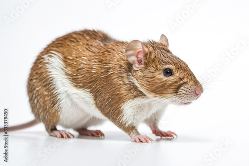 Wallpaper Mural Brown Rat on White Background Torontodigital.ca