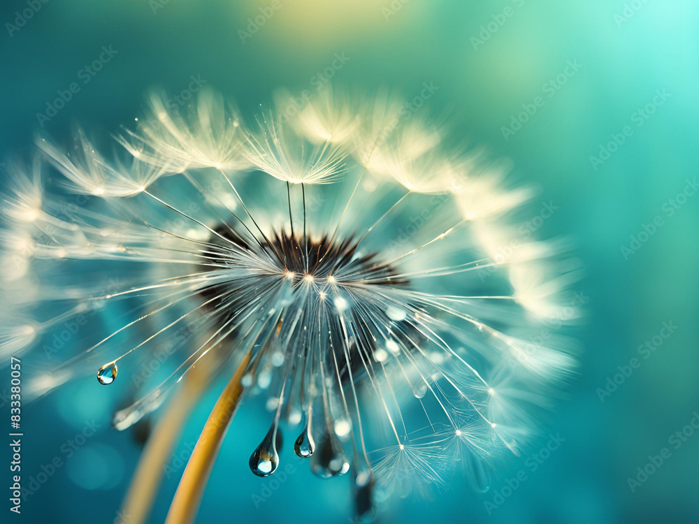 Naklejka premium dandelion head