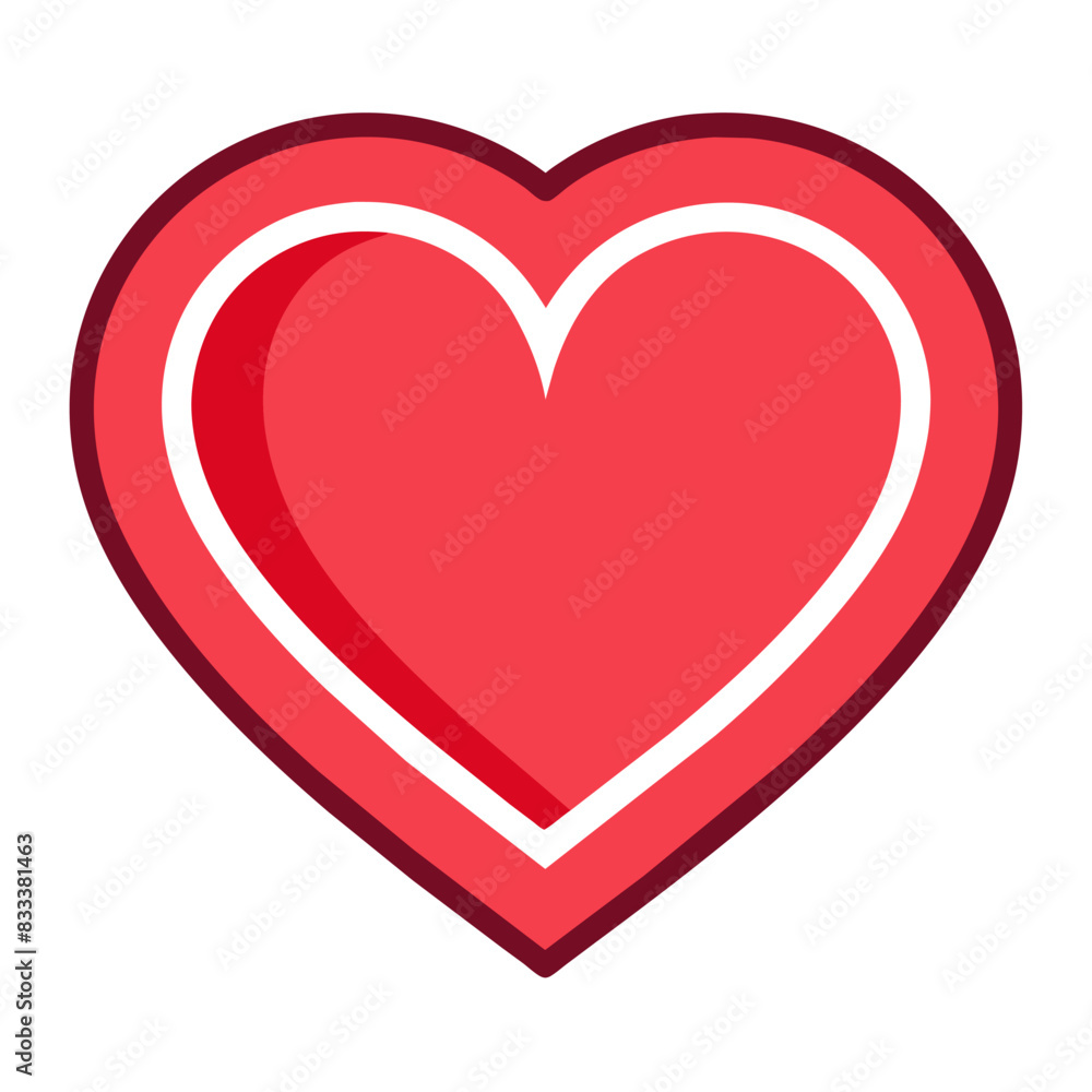 Red Heart Icon Bold and Simple Love Symbol Vector perfect for romantic design and projects Red Heart Icon Bold and Simple Love Symbol Vector perfect for romantic design and projects