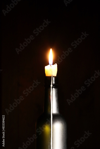Candle On The Bottle