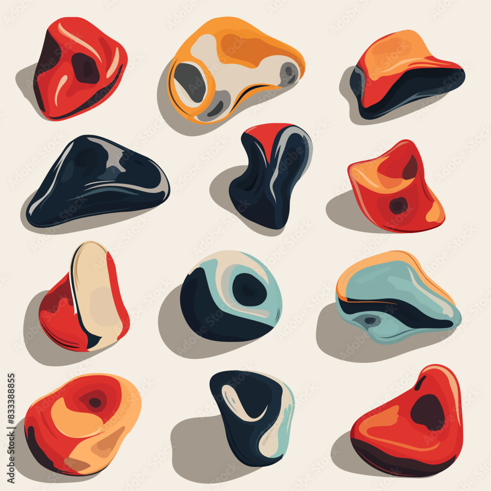 Organic abstract random shapes for pattern design element or background design. Solid colors, simple line, aesthetic line, flowing shapes. Organic abstract random shapes for pattern design element or background design. Solid colors, simple line, aesthetic line, flowing shapes.