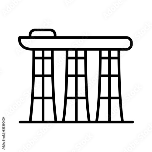 Marina bay sand icon