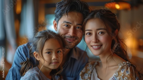 Parents discuss life insurance plans for their children's future.