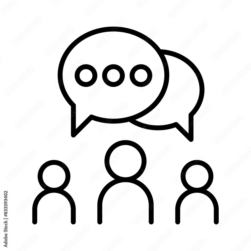 Obraz premium Talking icon