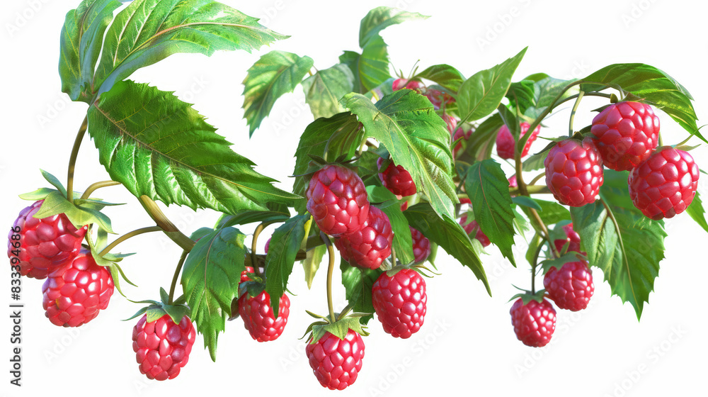 raspberries isolated on white raspberries isolated on white