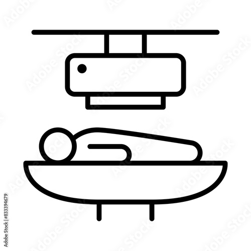 Medical scanner icon