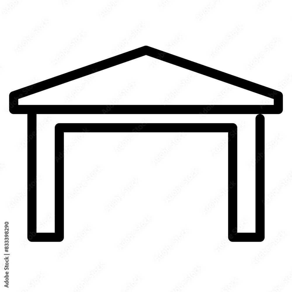 Fototapeta premium garage icon
