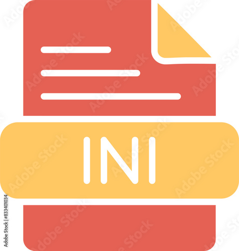 INI Vector Icon photo