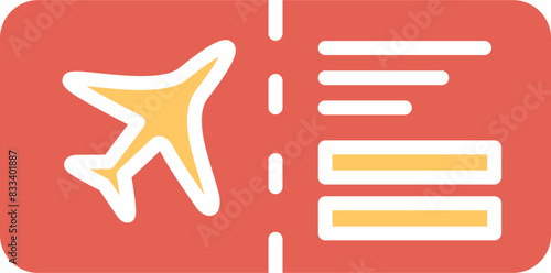 Plane Tickets Vector Icon