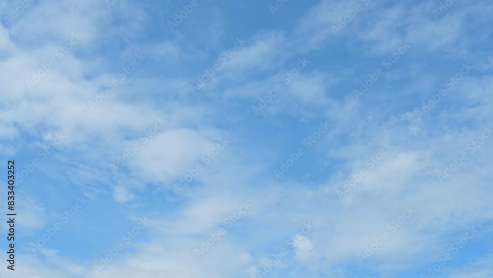 Timelapse of beautiful blue sky and white cloud with 4k resolution. The environment in the natural world. Timelapse of beautiful blue sky and white cloud with 4k resolution. The environment in the natural world.