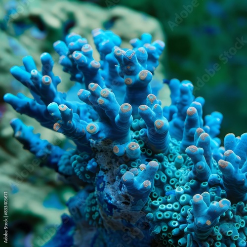 blue corals.