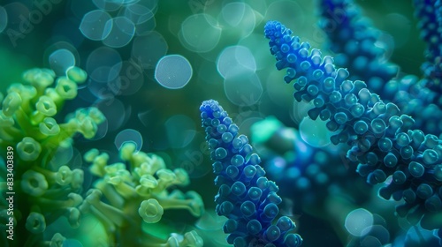 blue corals. © Yahor Shylau 