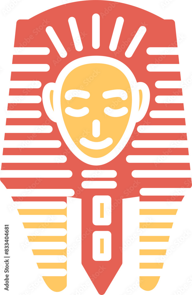Egyptian Face Vector Icon Egyptian Face Vector Icon