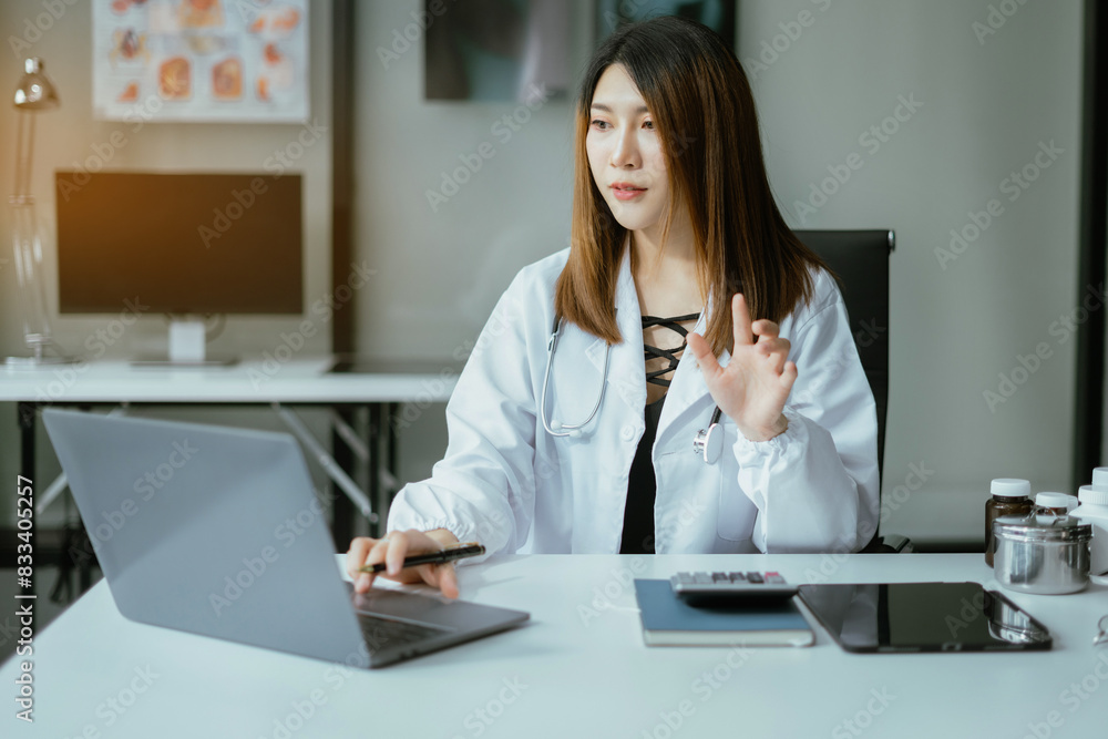Medicine doctor woman working with modern digital tablet computer and smartphone interface as medical network concept. Medicine doctor woman working with modern digital tablet computer and smartphone interface as medical network concept.