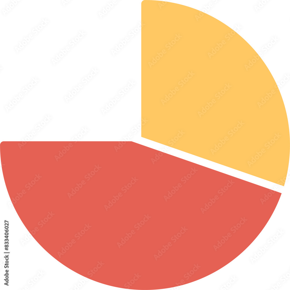 Pie Chart Vector Icon