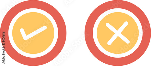 Yes No Option Vector Icon