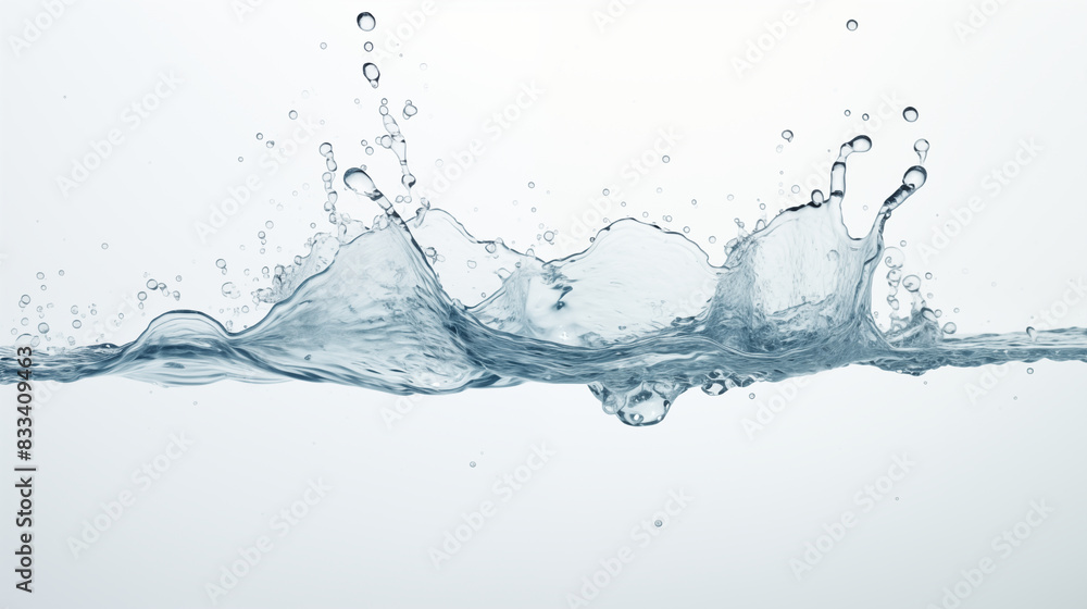 Isolated water splash in transparent background with blue bubbles and flowing motion
Isolated water splash in transparent background with blue bubbles and flowing motion