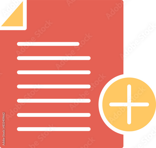 Add Notes Vector Icon