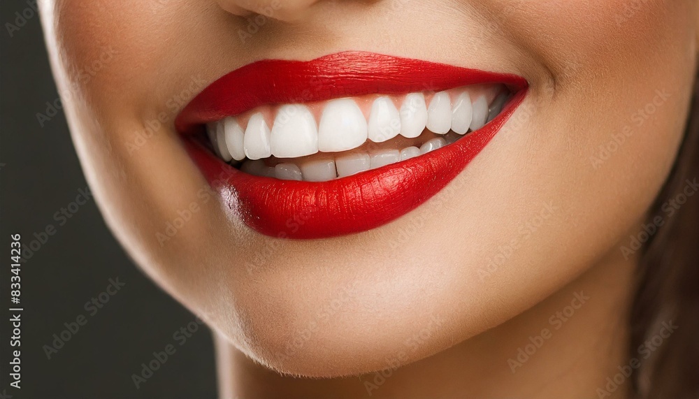 Obraz premium perfect female Hollywood smile