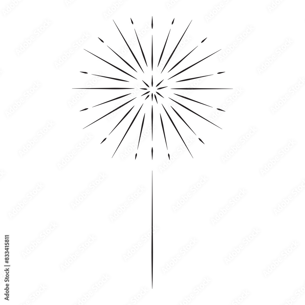 Obraz premium firework transparent background