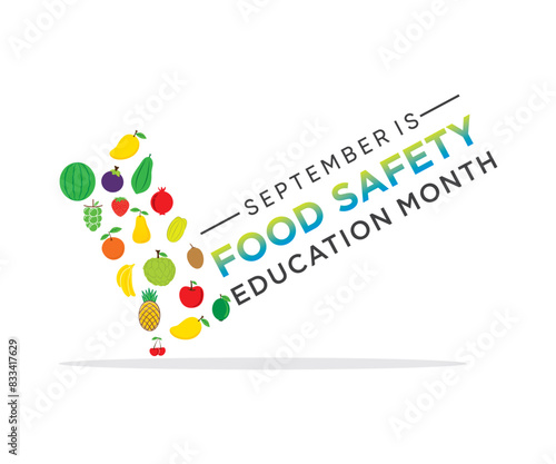 Food Safety Education Month is observed in September to promote awareness about the importance of food safety and educate the public on how to handle, prepare, and store food properly to prevent food 