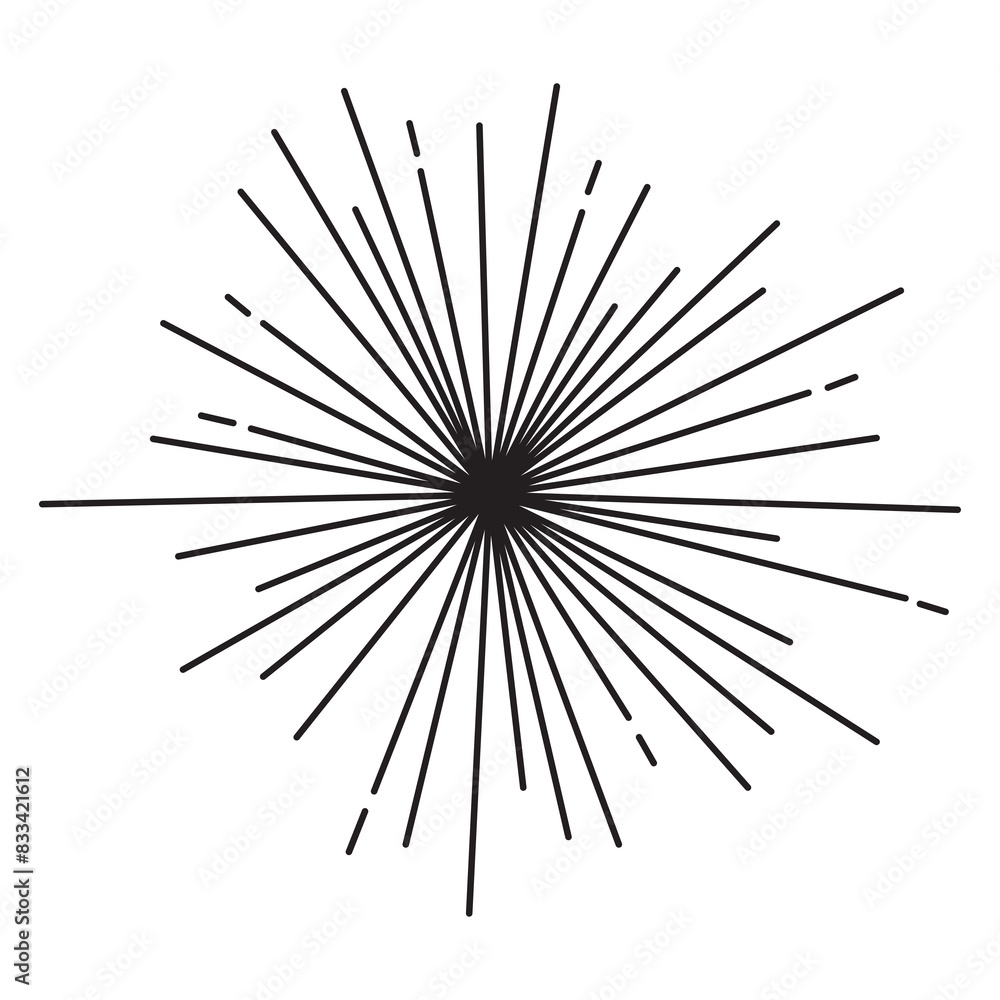 Fototapeta premium firework transparent background