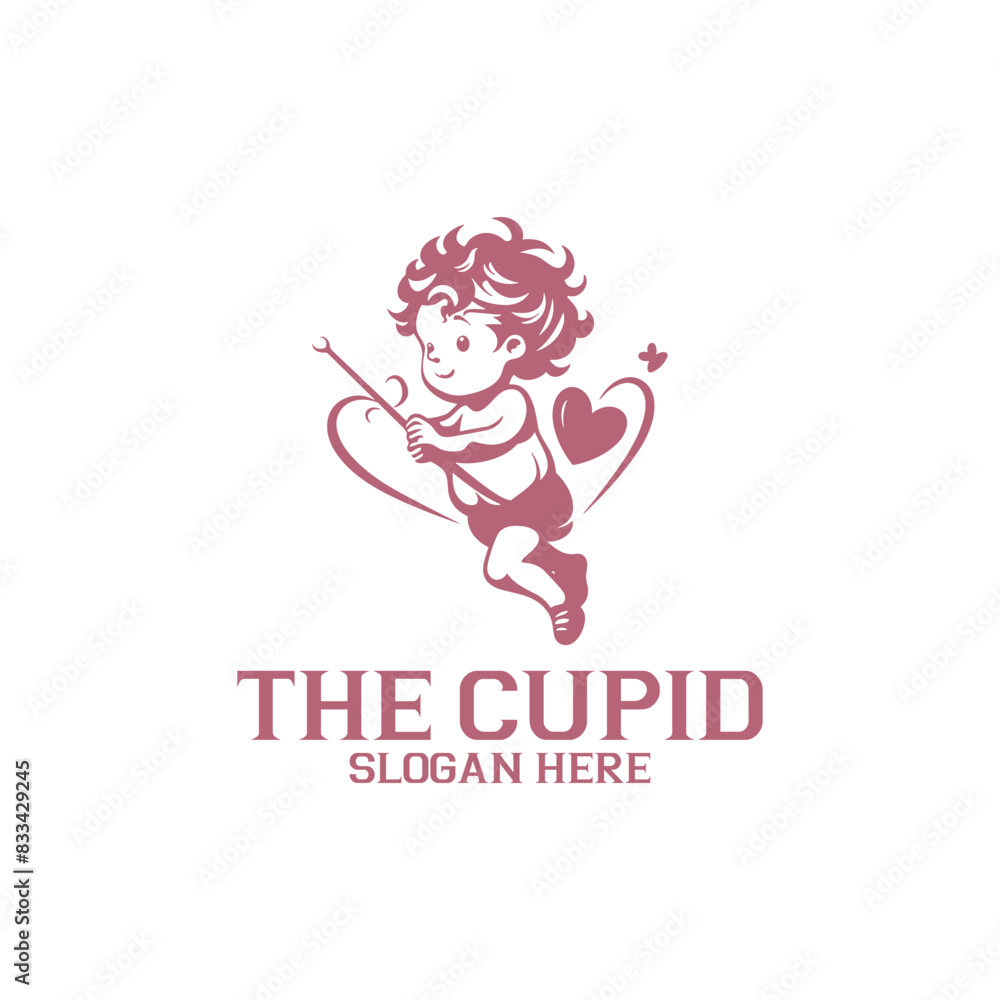 The cupid logo vector illustration The cupid logo vector illustration
