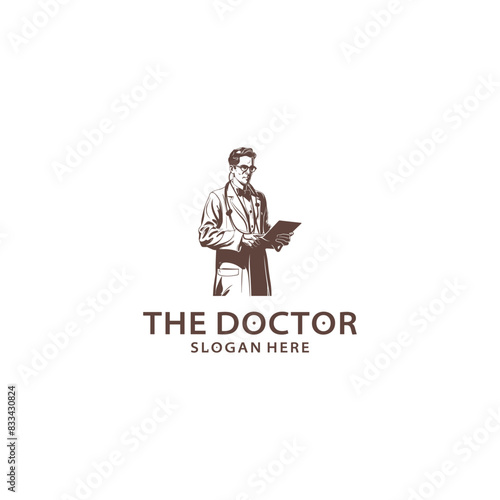 The doctor logo vector illustration