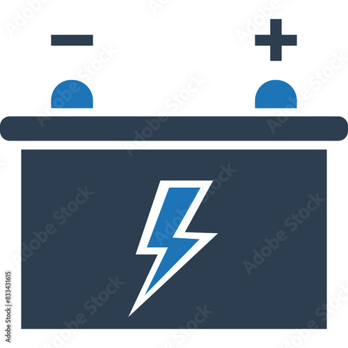Accumulator Dual Tone  vector Icon