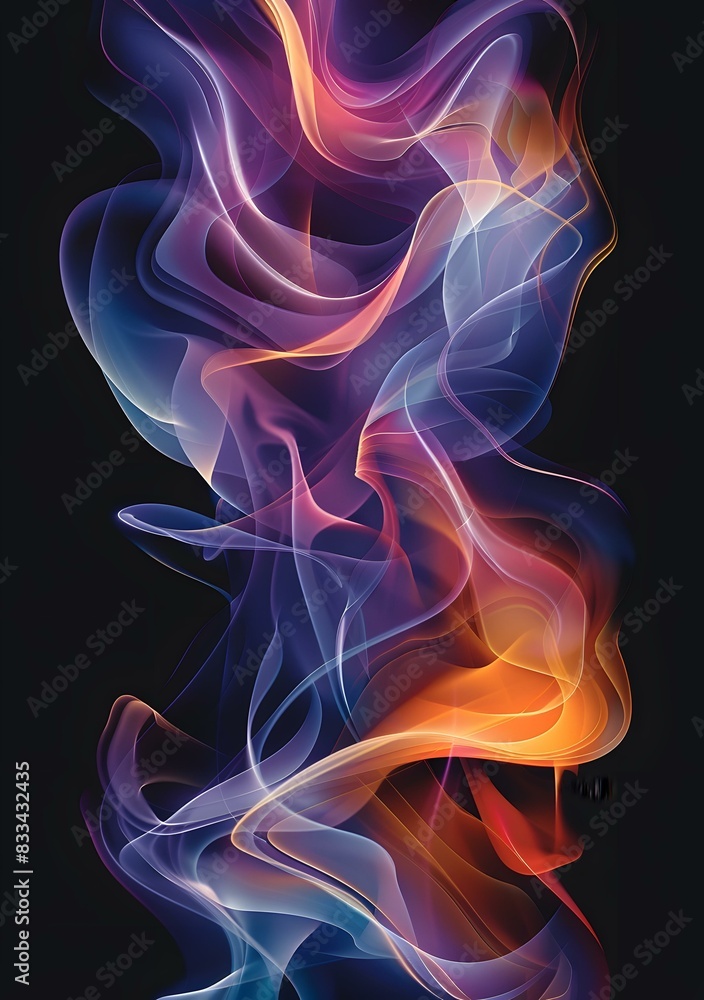 Abstract colorful smoke Abstract colorful smoke