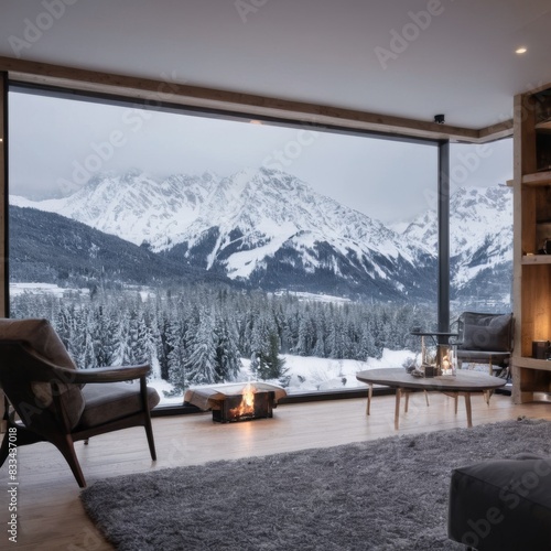 landscape with a window