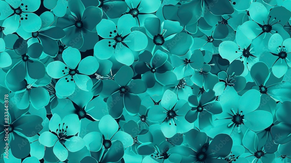 Cyber flowers flat design top view cyber theme water color Monochromatic Color Scheme. Seamless Pattern, Fabric Pattern. Cyber flowers flat design top view cyber theme water color Monochromatic Color Scheme. Seamless Pattern, Fabric Pattern.