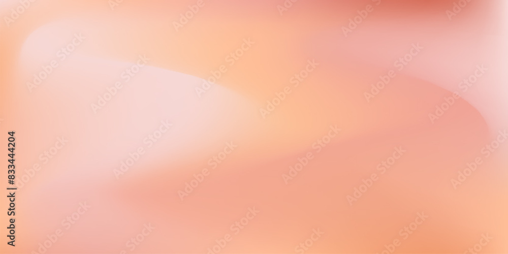 Peach fuzz background with abstract wave. Nude, peach and apricot gradient soft color. Warm fuzz bg for wallpaper. Vector illustration Peach fuzz background with abstract wave. Nude, peach and apricot gradient soft color. Warm fuzz bg for wallpaper. Vector illustration