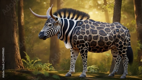 zebra in continent