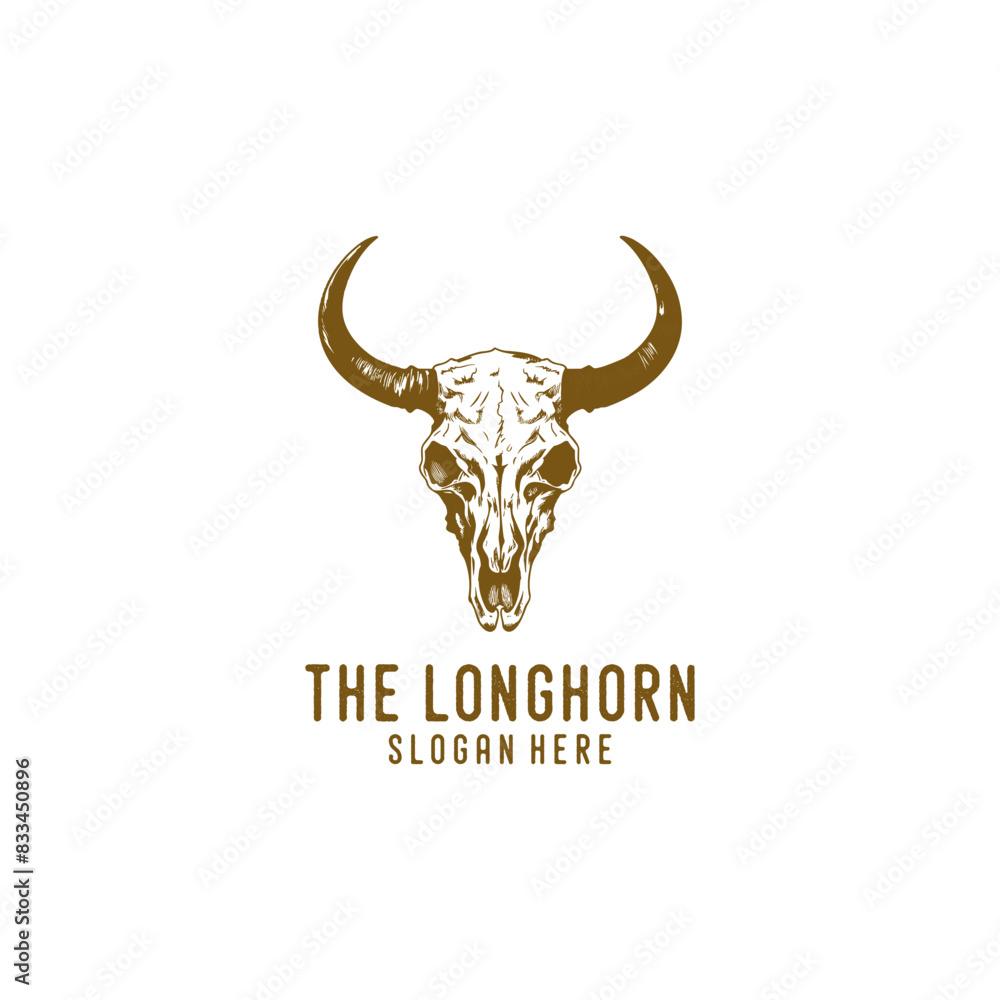 Long horn logo vector illustration Long horn logo vector illustration