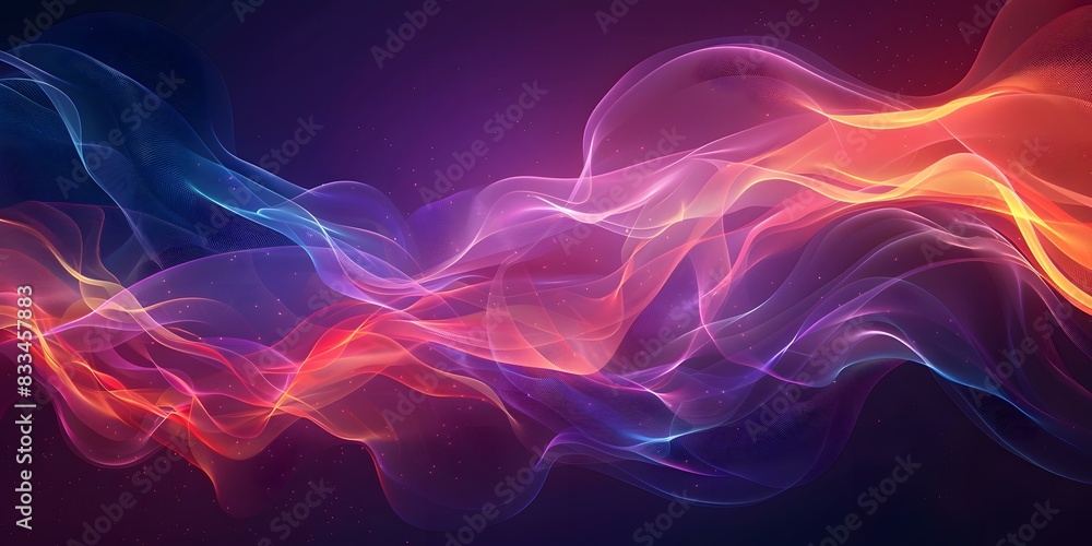 Colorful Wavy Flowing Colorful Wavy Flowing