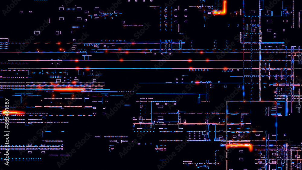 Fototapeta premium Abstract circuit board background. Computer parts, microcircuits on an electronic board. Futuristic data processing on an electronic board. Microelectronics technology concepts. Hardware Engineering.