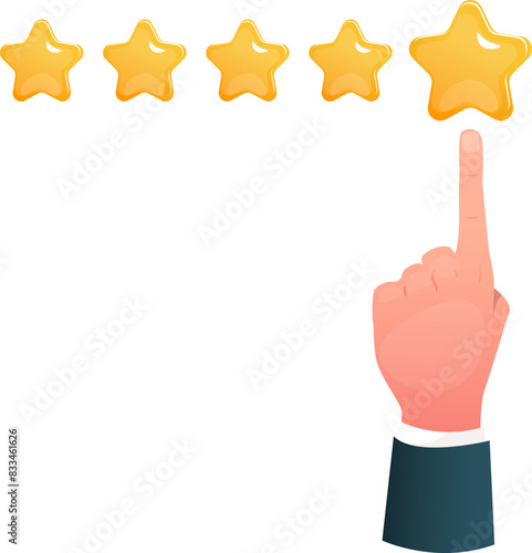 hand gives it a fifth star rating